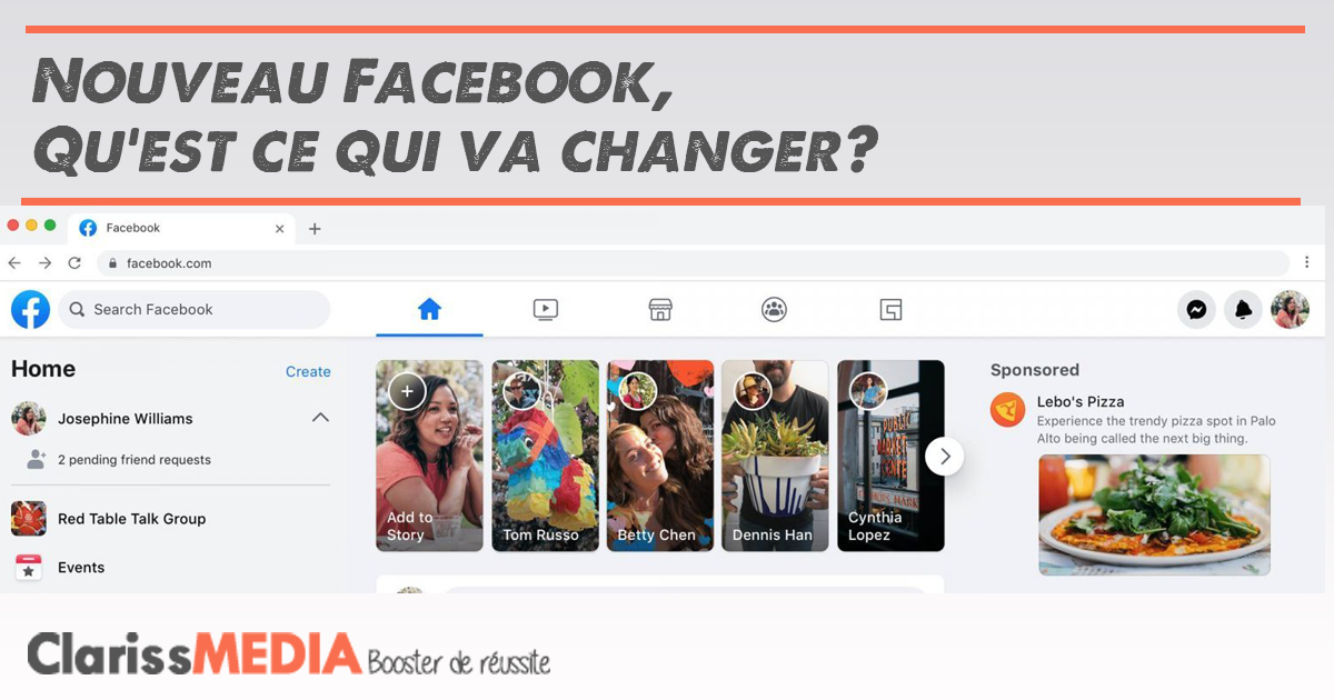 Nouveau Facebook:  Qu'est ce qui va changer?